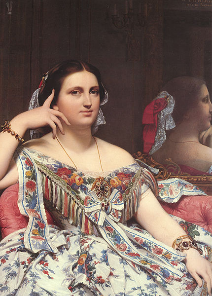 Jean Auguste Dominique Ingres Portrait of Madame Paul Sigisbert Moitessier